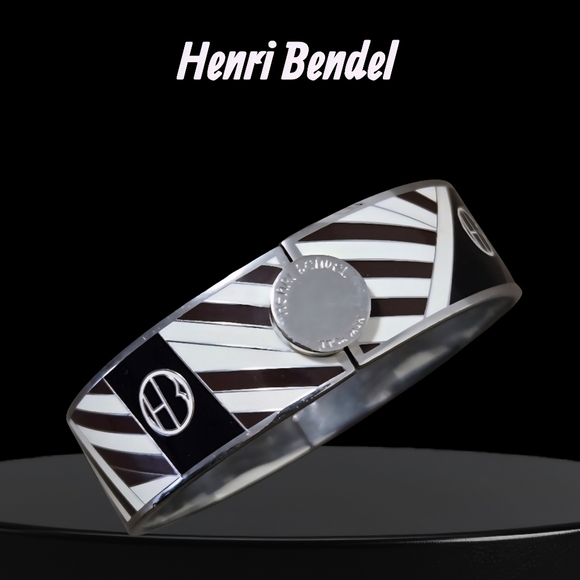 henri bendel Other - Henri Bendel Geometric Hinged Bangle-EUC